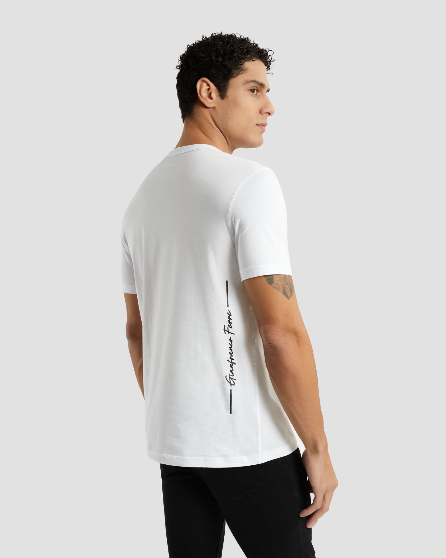 Script Brand Chest T-Shirt