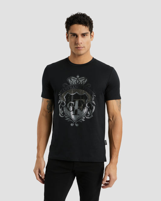 Rhinestones Imperial Logo T-Shirt