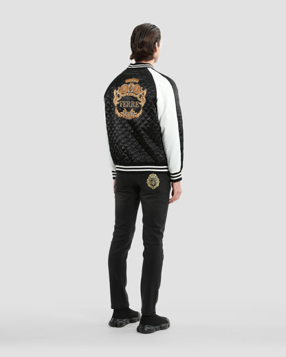 Quilted Varsity Jacket