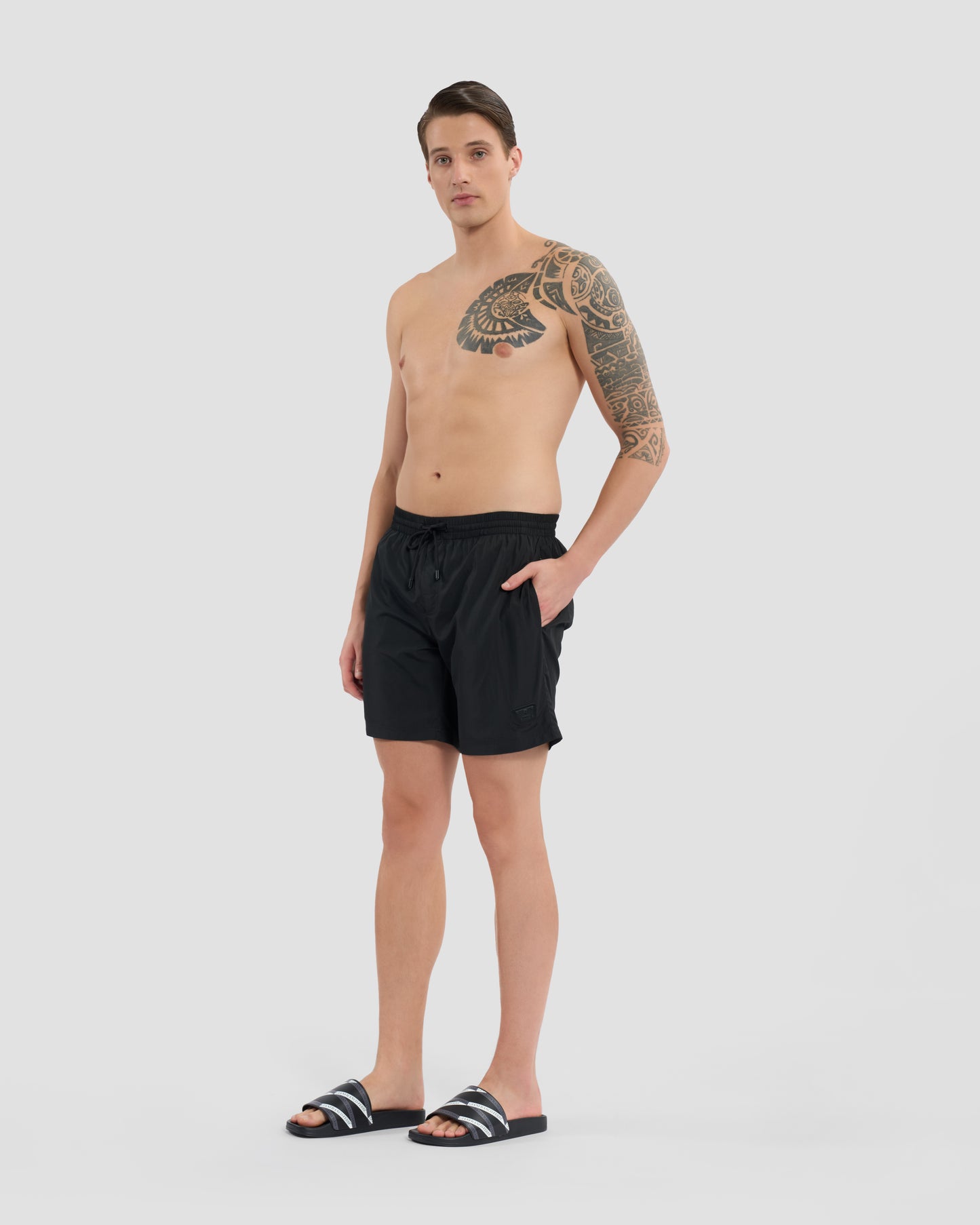Metal Ferré Branding Swim Shorts
