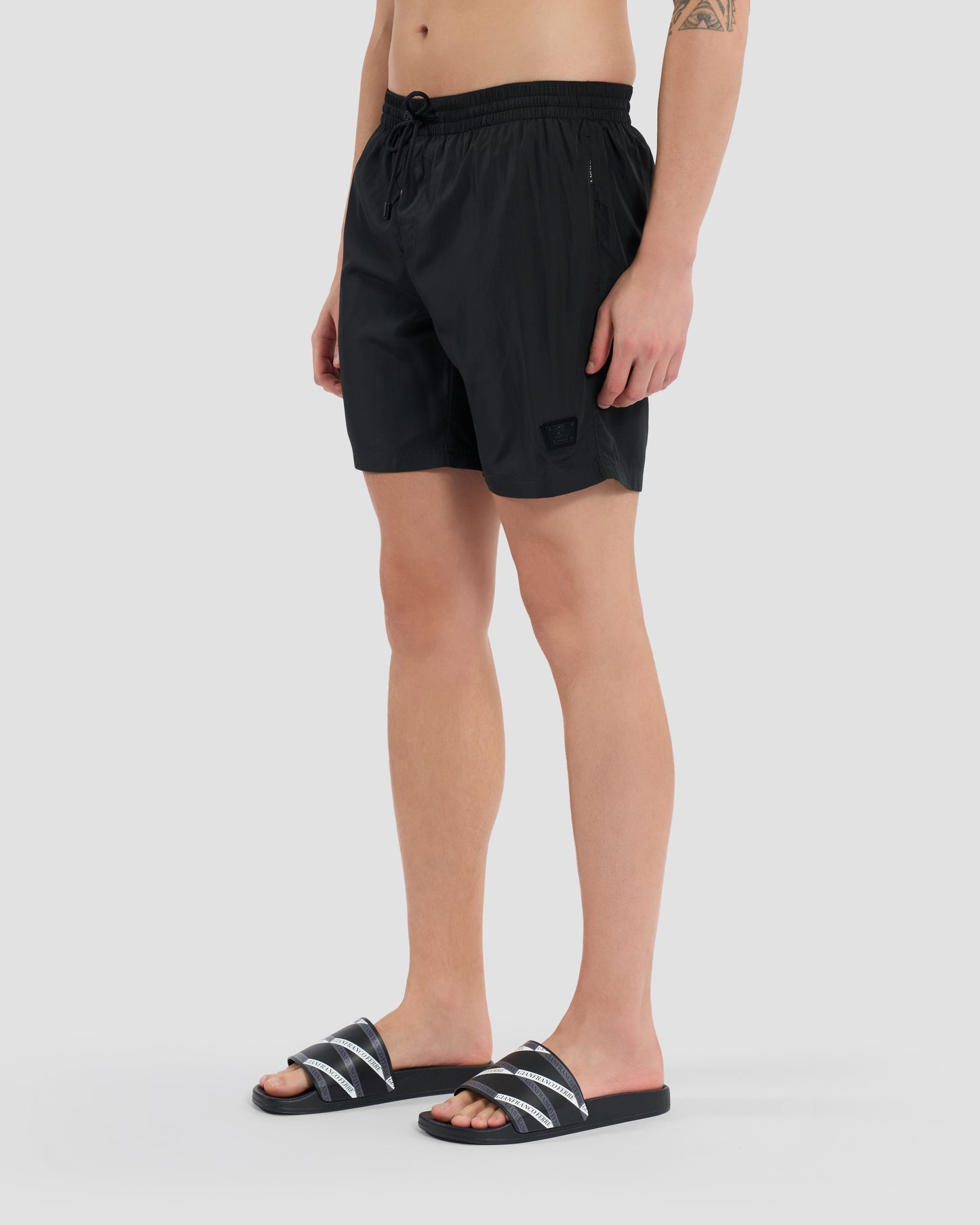 Metal Ferré Branding Swim Shorts