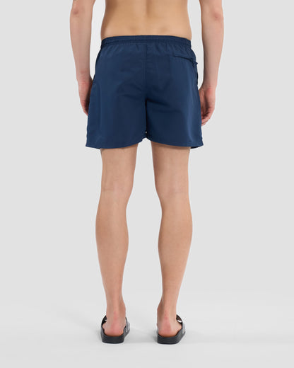 Brand Printed Side Swim Shorts