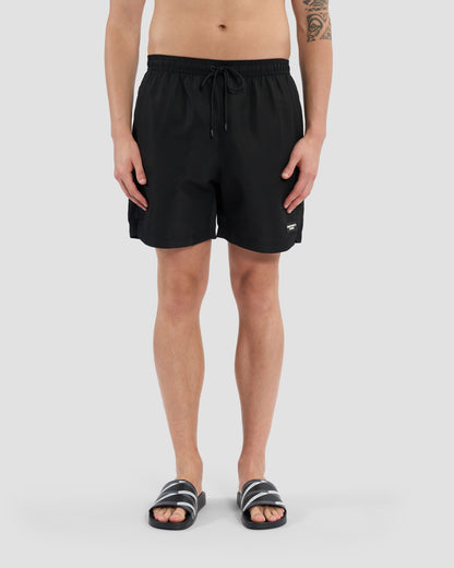 Brand Patched Swim Shorts
