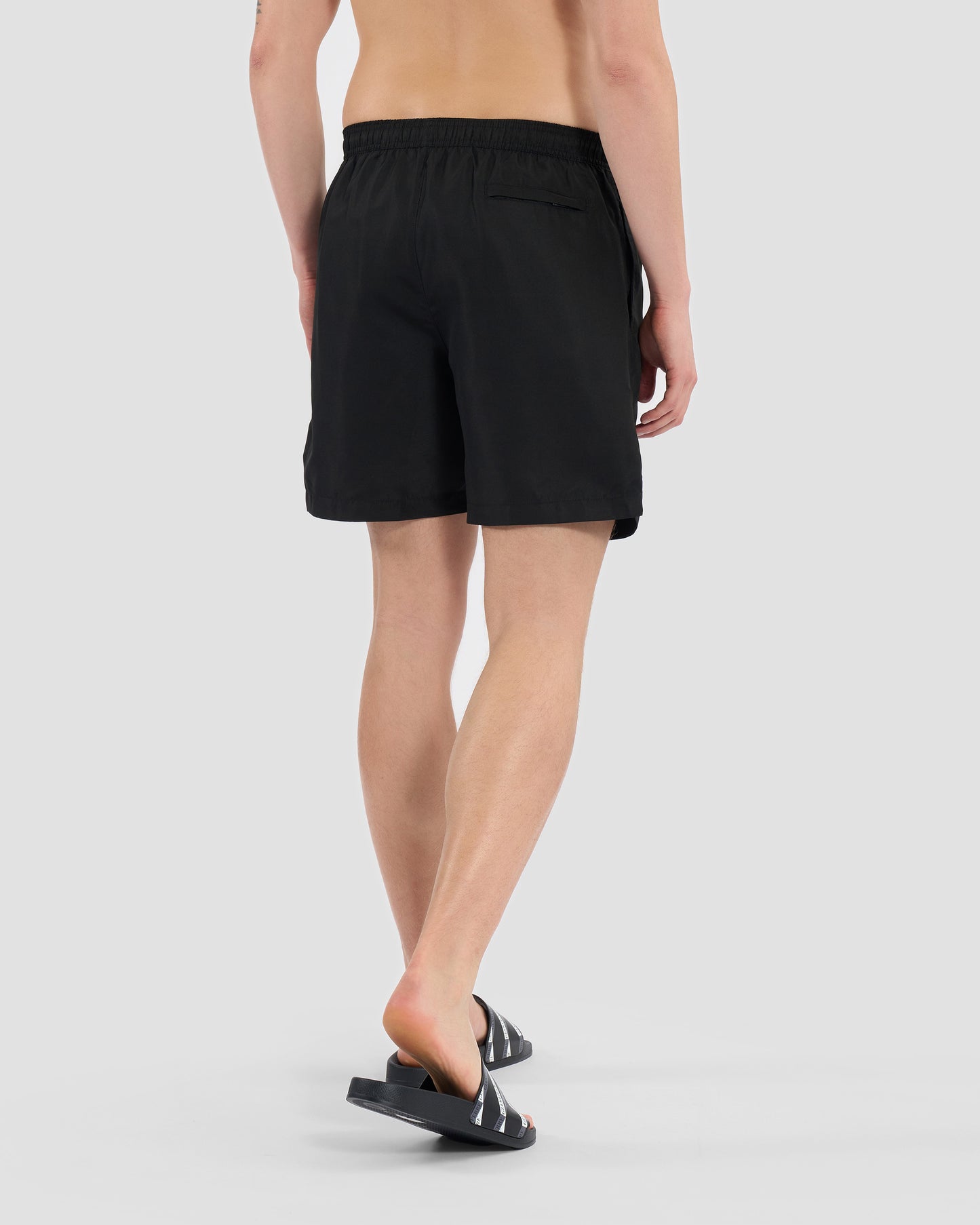 Brand Patched Swim Shorts