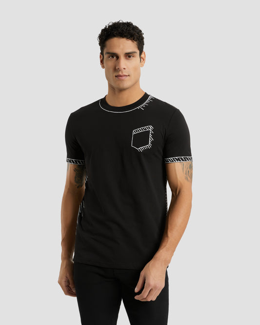 Faux Chest Pocket T-Shirt