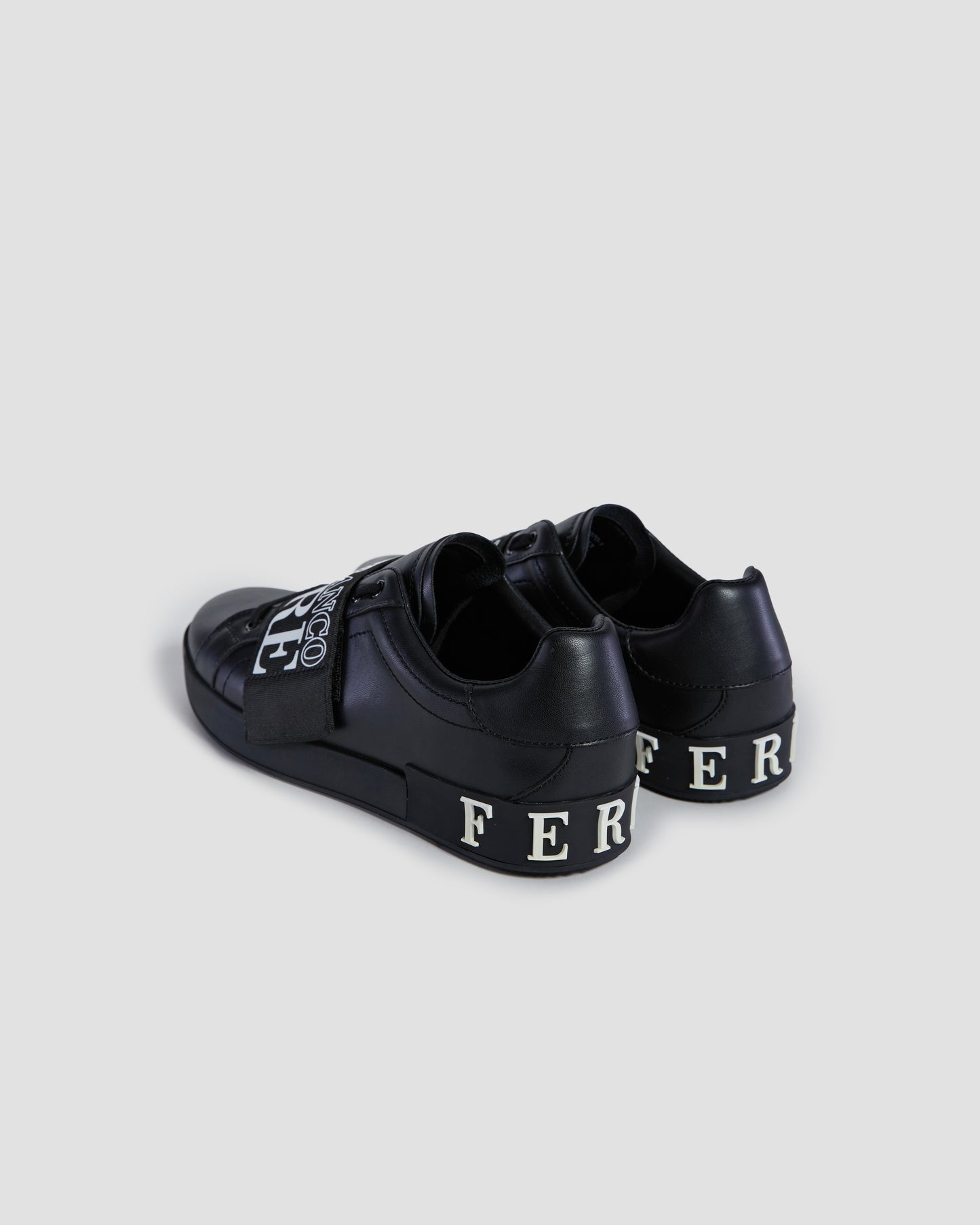 Brand Jacquard Panel Detailed Sneakers