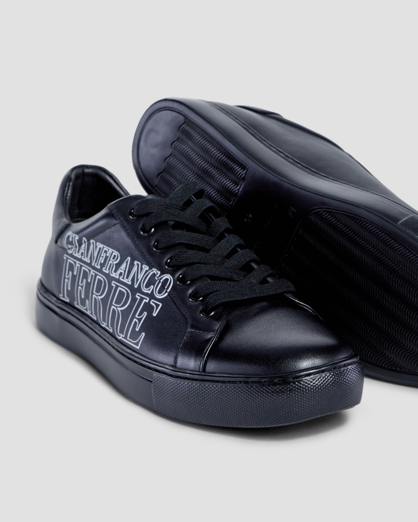 Side Brand Print Sneakers