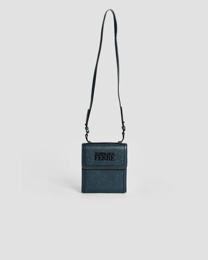 Debossed Monogram Crossbody Bag