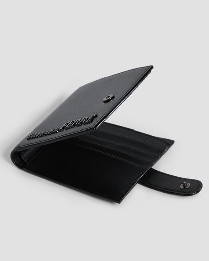 Flapped Bifold Wallet - Eight Slots