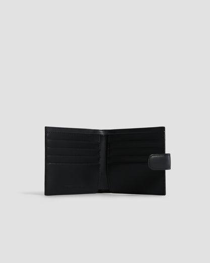 Flapped Bifold Wallet - Eight Slots