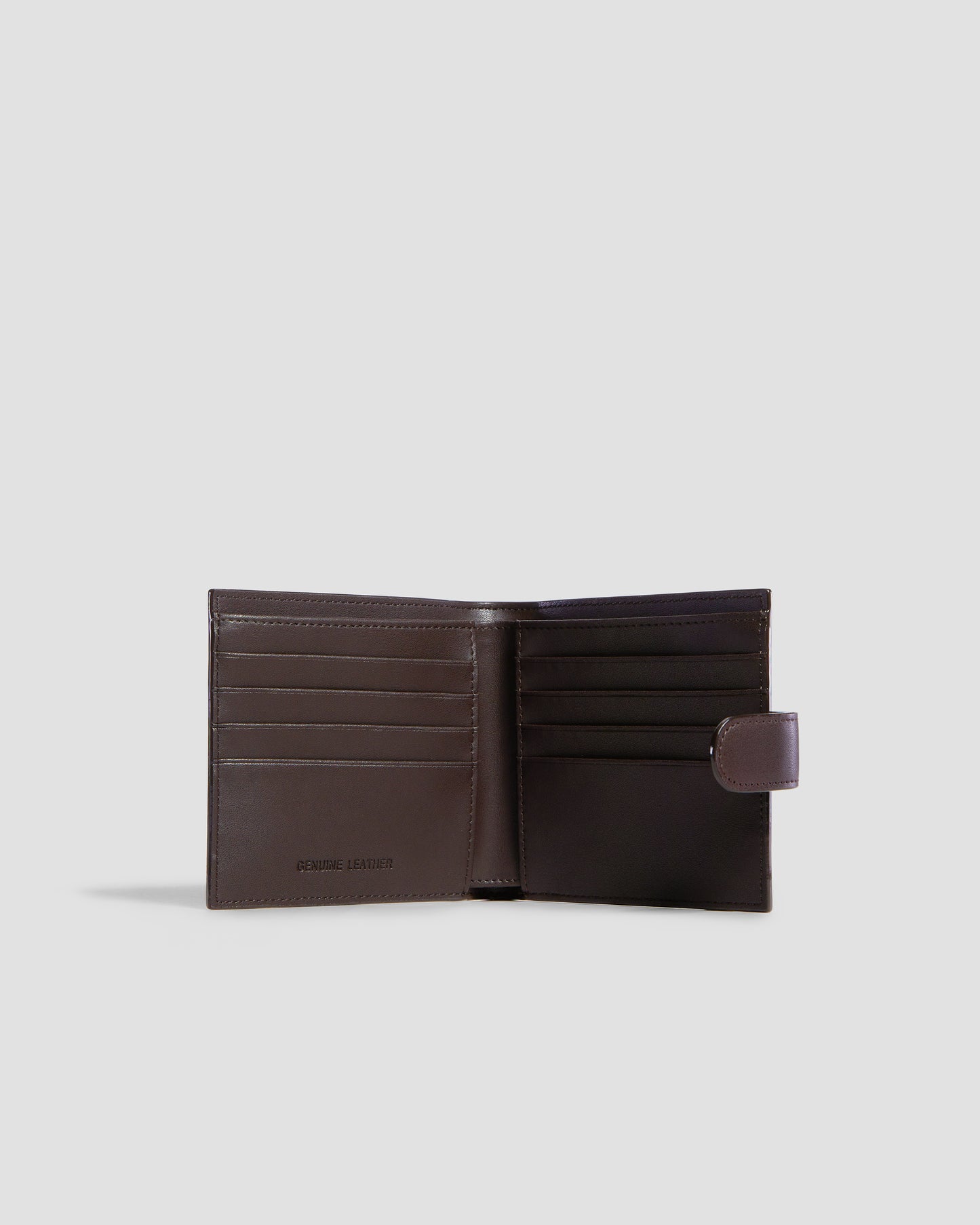 Flapped Bifold Wallet - Eight Slots