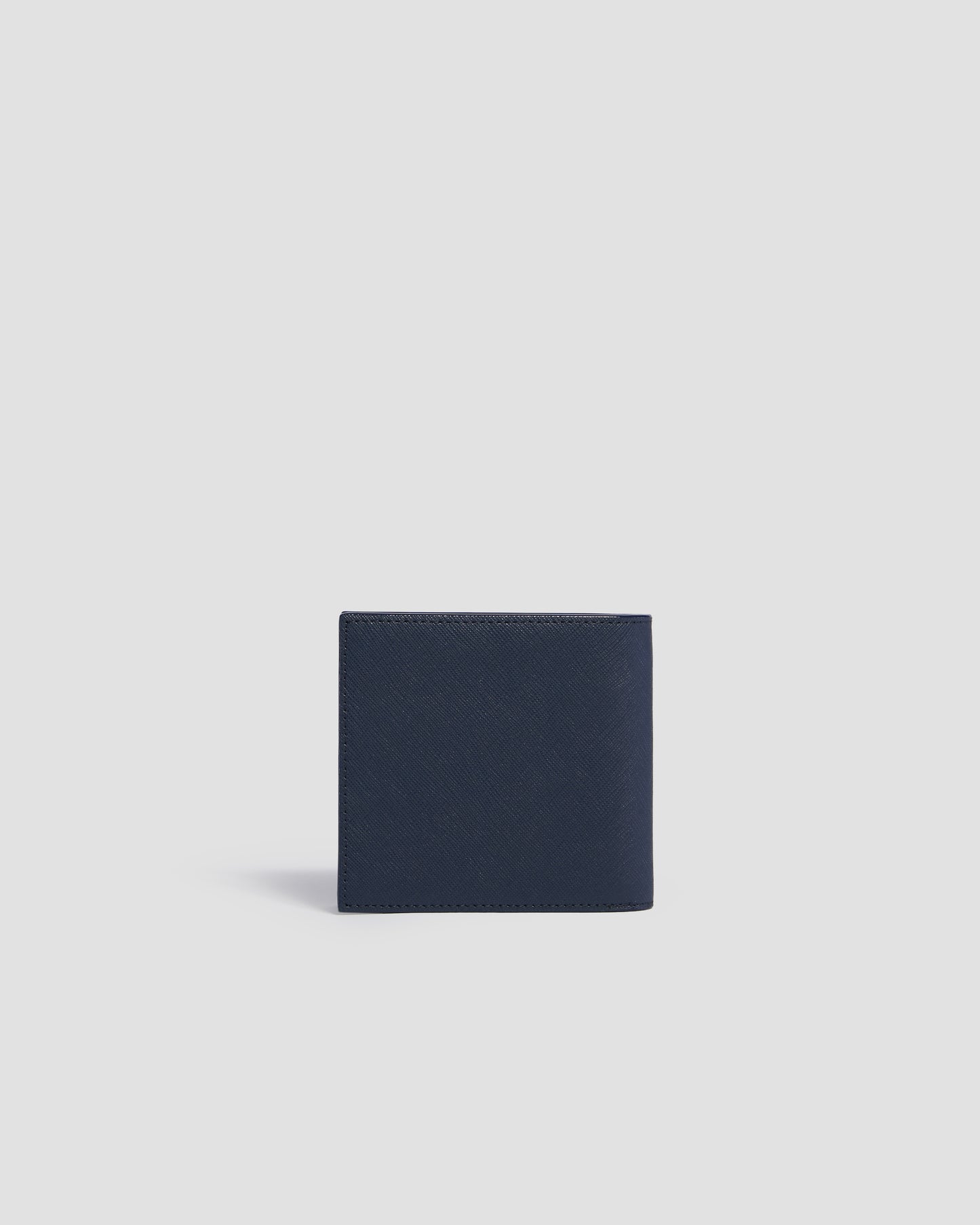 Monochrome Textured Bifold Wallet - Eight Slots