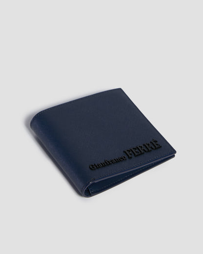 Monochrome Textured Bifold Wallet - Eight Slots