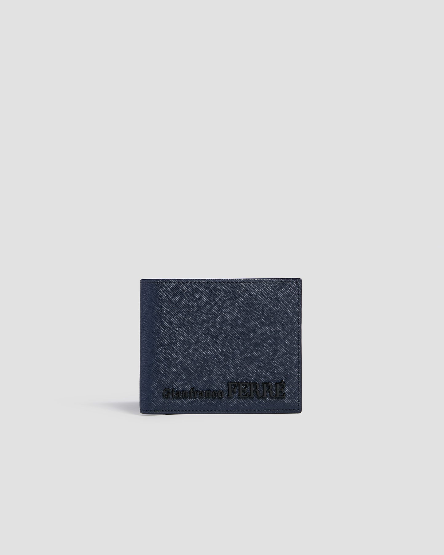 Embellished Textured Bifold Wallet - Six Slots