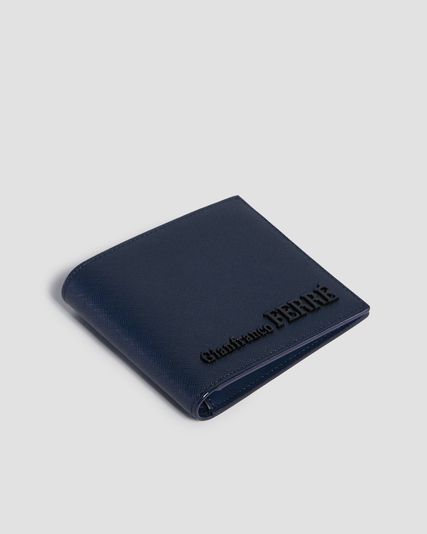 Embellished Textured Bifold Wallet - Six Slots