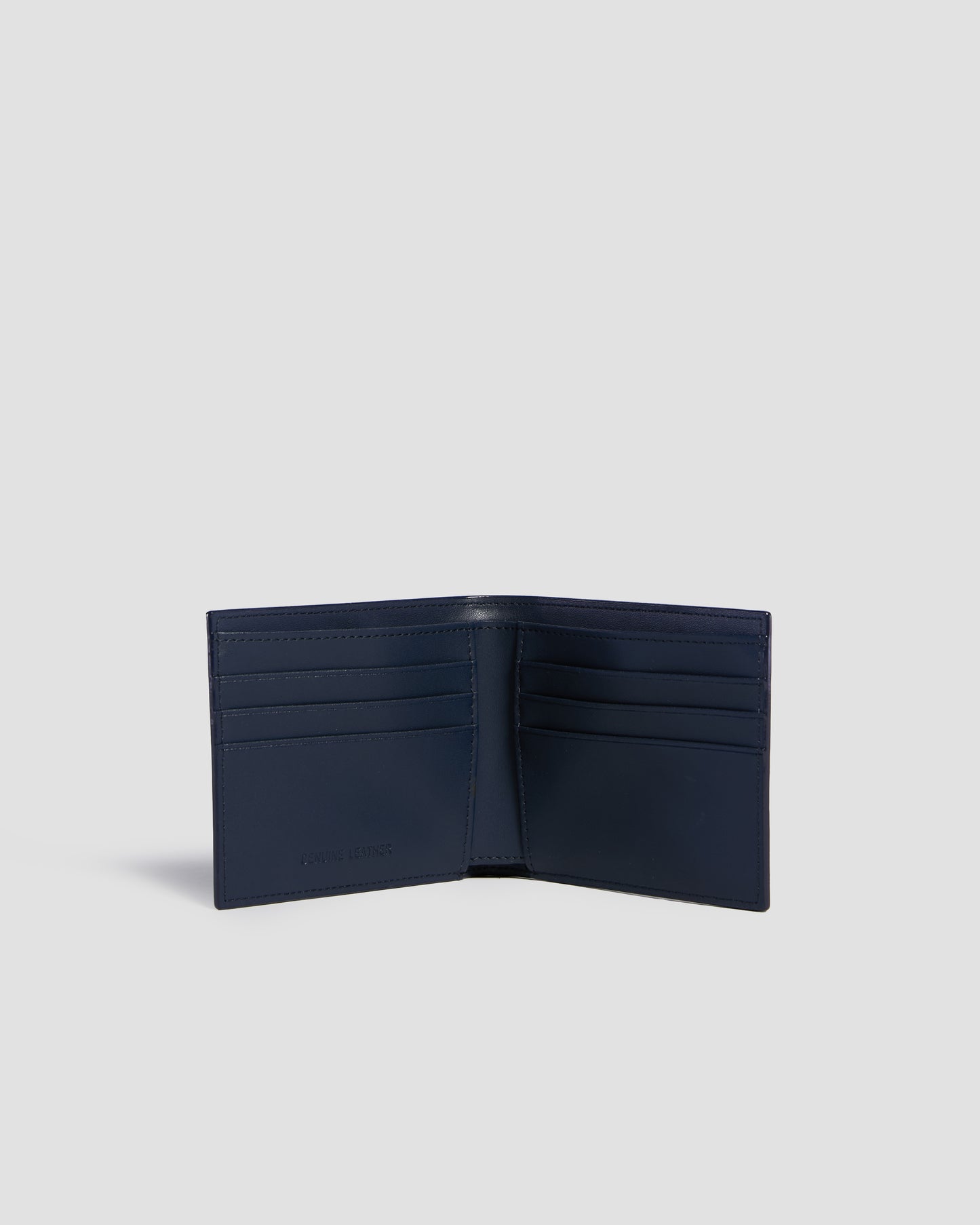 Embellished Textured Bifold Wallet - Six Slots