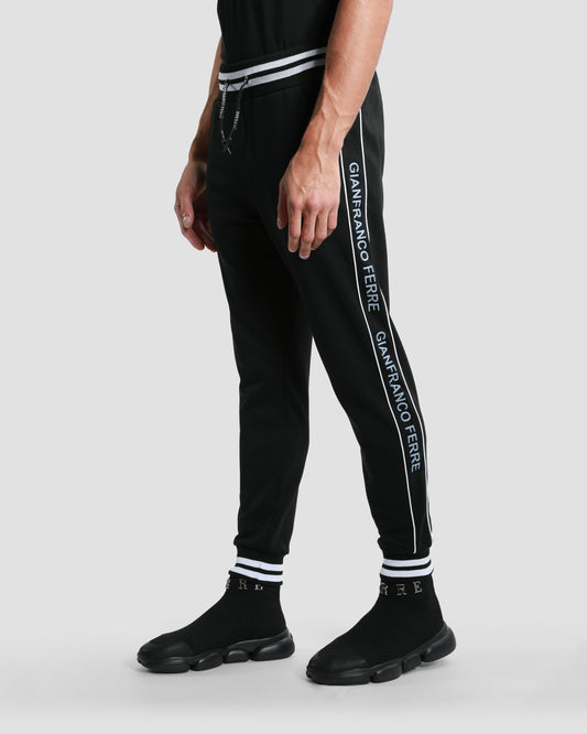 Brand Tapered Track Pants