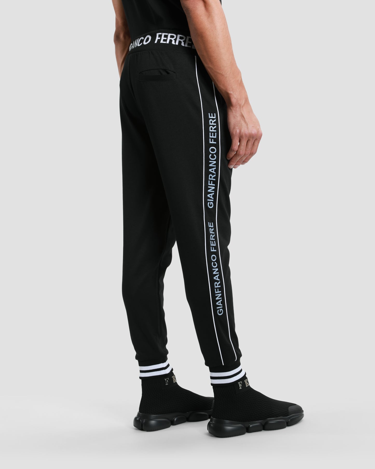 Brand Tapered Track Pants
