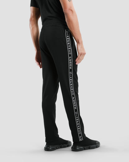 Brand Tapered Side Track Pants