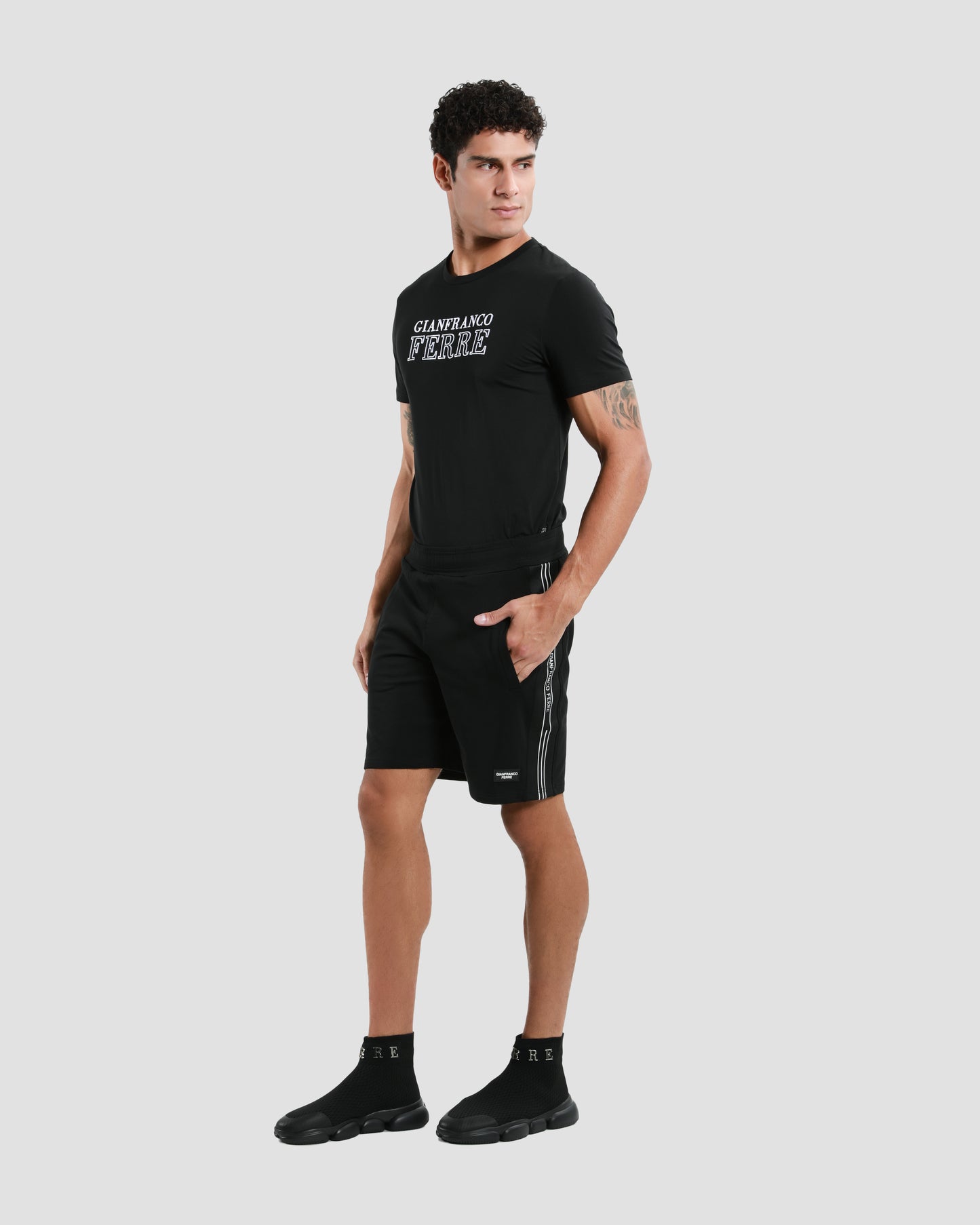 Tapered Sides Track Shorts