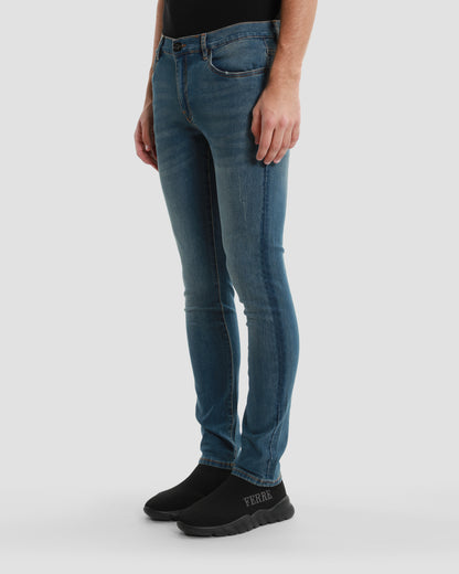 Slim Fit Bleached Classic Jeans