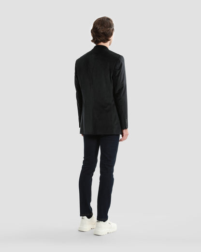 Leather Necklined Blazer