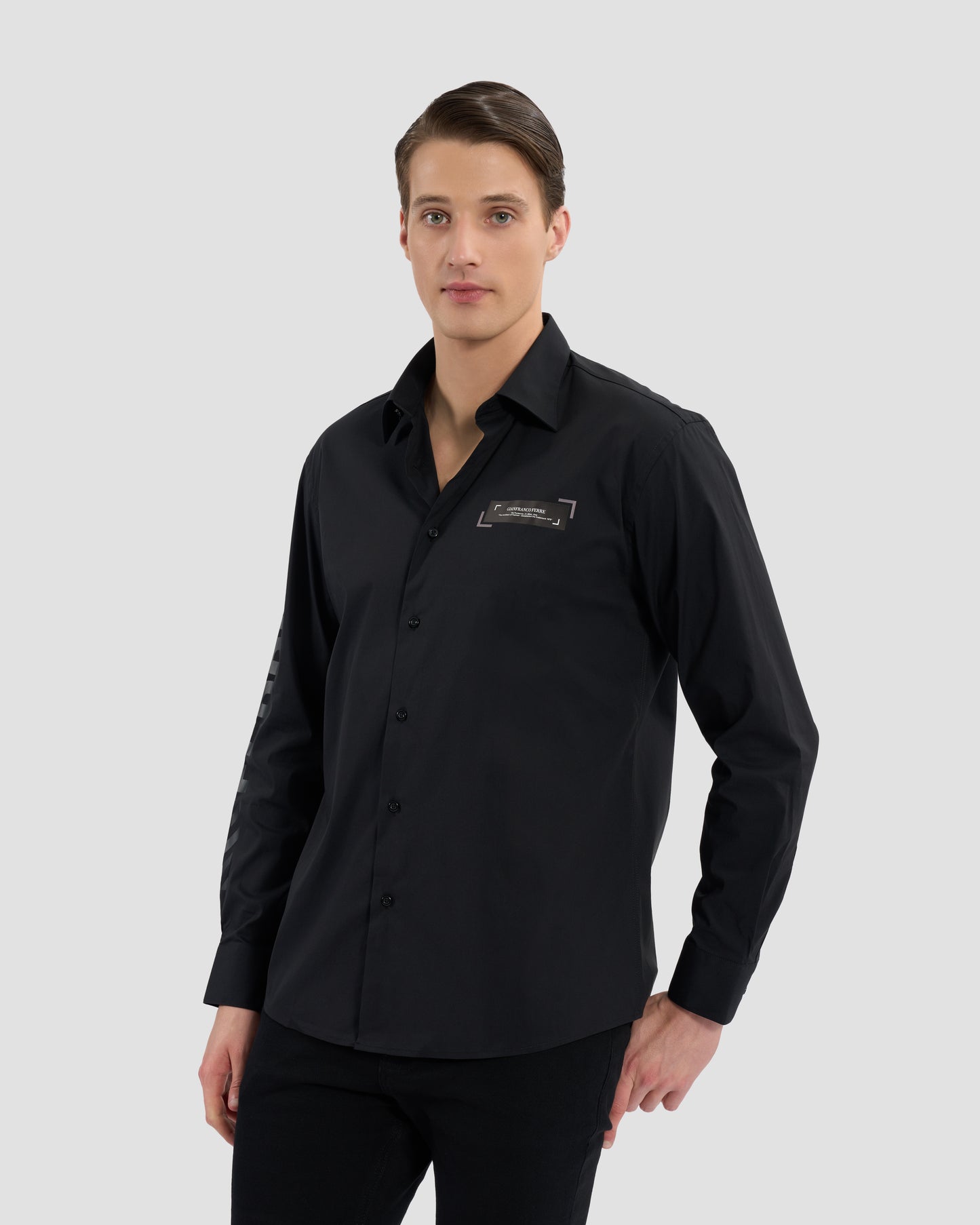 Brand Printed Chest Shirt
