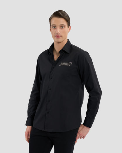 Brand Printed Chest Shirt