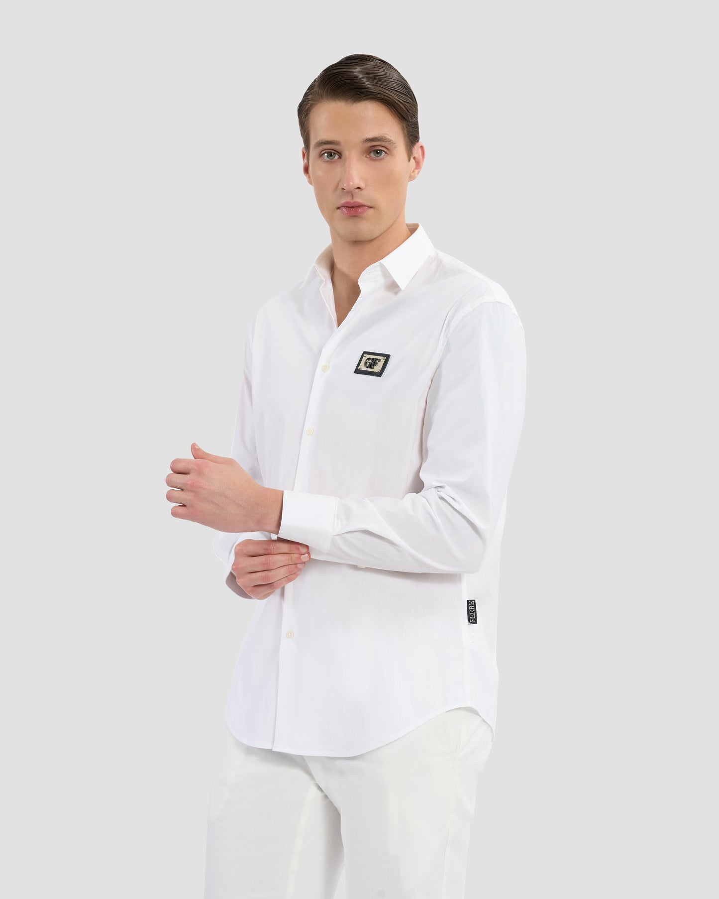 Outline Gothic Ferré Print Shirt