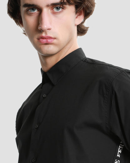 Side Logo Tapered Shirt