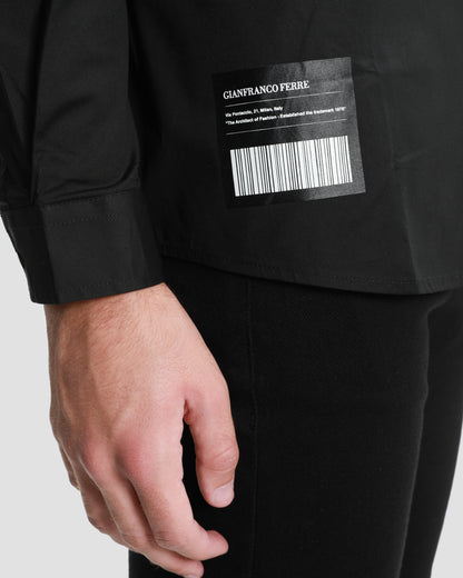Contrast Toned Branding Shirt