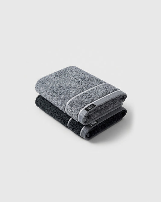 Gianfranco Ferre Duo-Tone Bath Towel Set