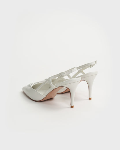 Logo Slingback Pumps