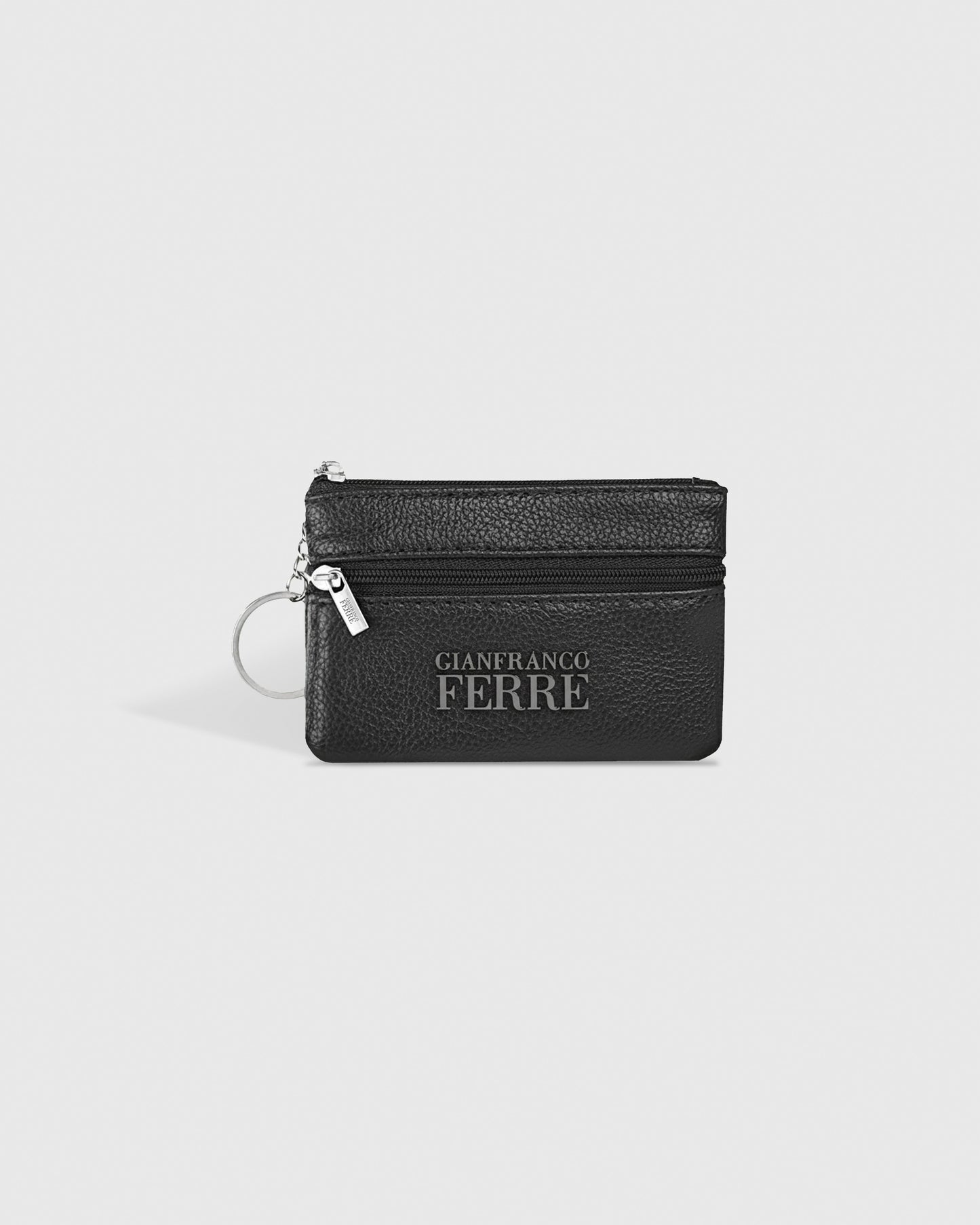 Gianfranco Ferre Textured Leather Coin Pouch