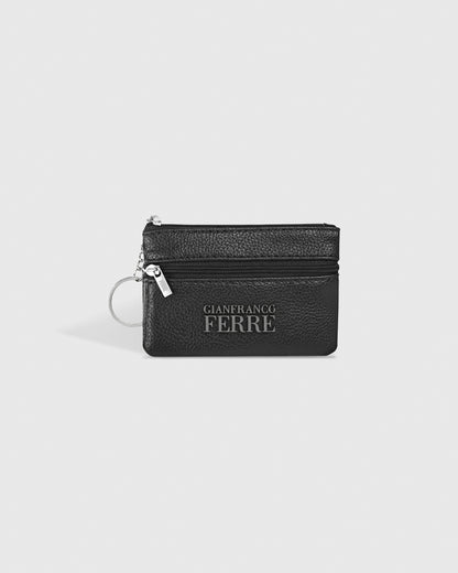 Gianfranco Ferre Textured Leather Coin Pouch