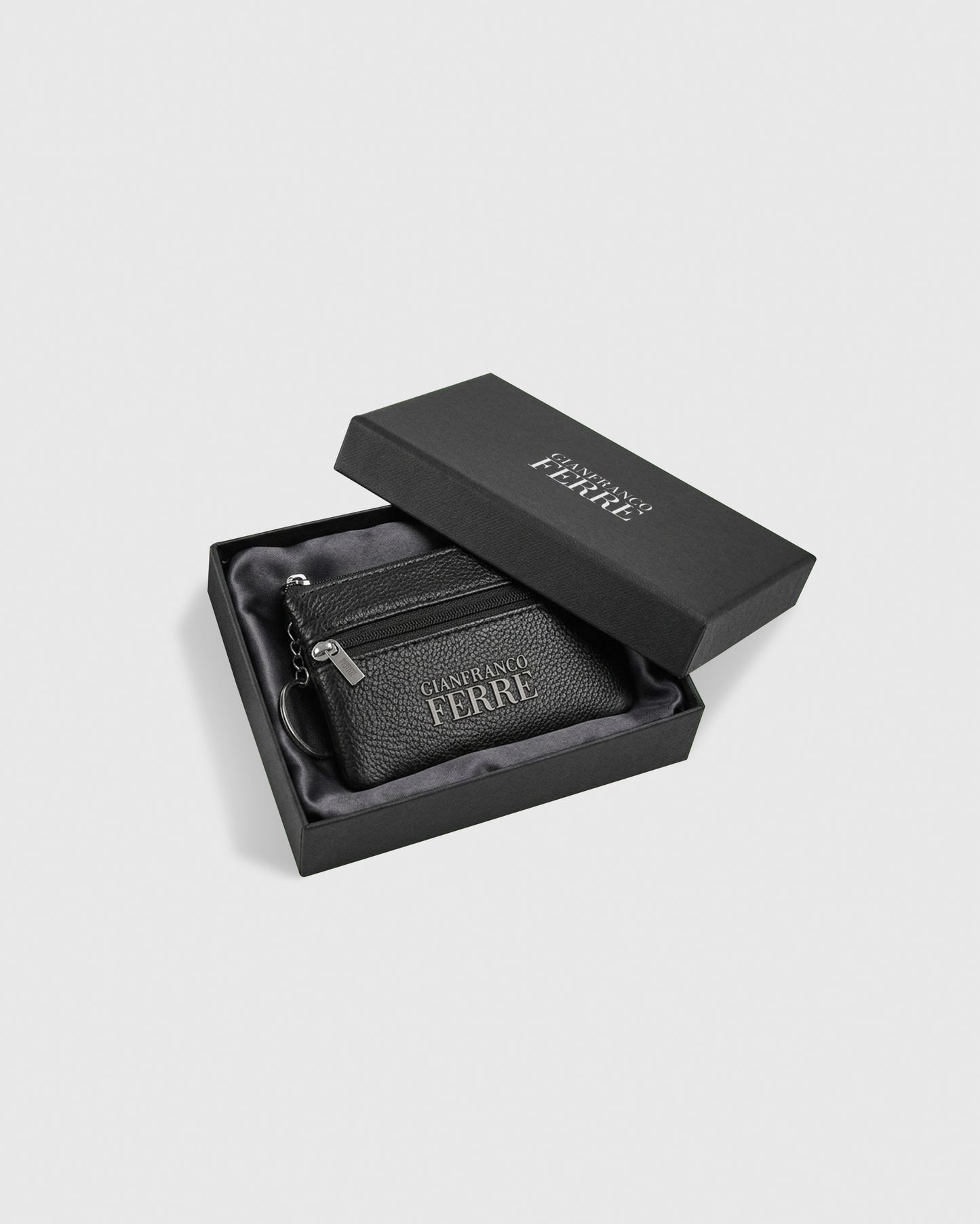 Gianfranco Ferre Textured Leather Coin Pouch