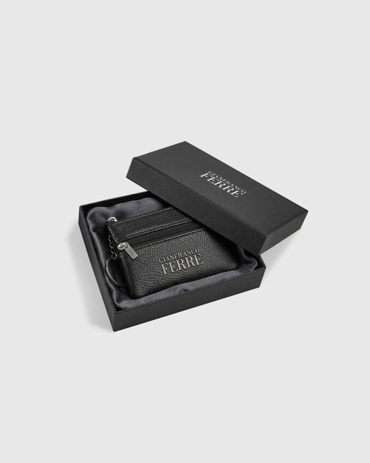 Gianfranco Ferre Textured Leather Coin Pouch