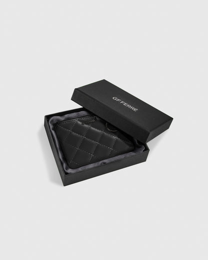 GF Ferre Monaco Quilted Leather Coin Pouch