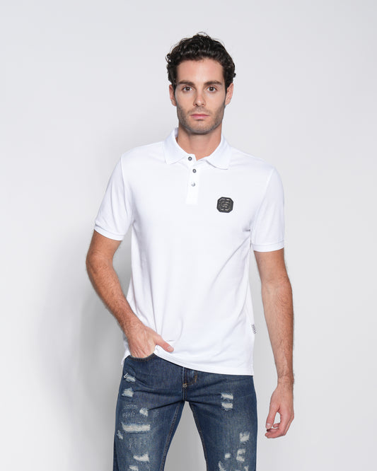 Graphic Print Polo Shirt