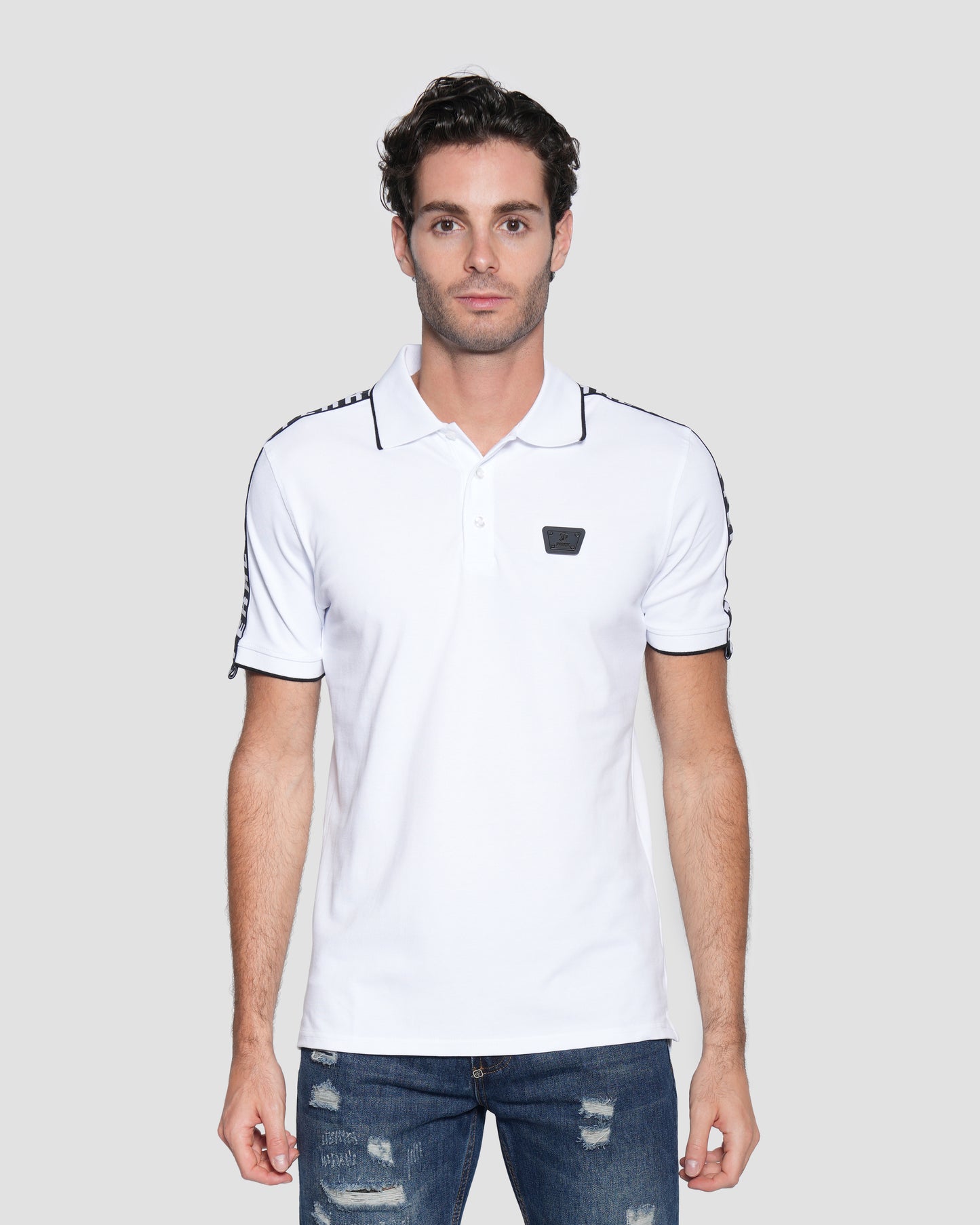 Logo Tape Polo Shirt