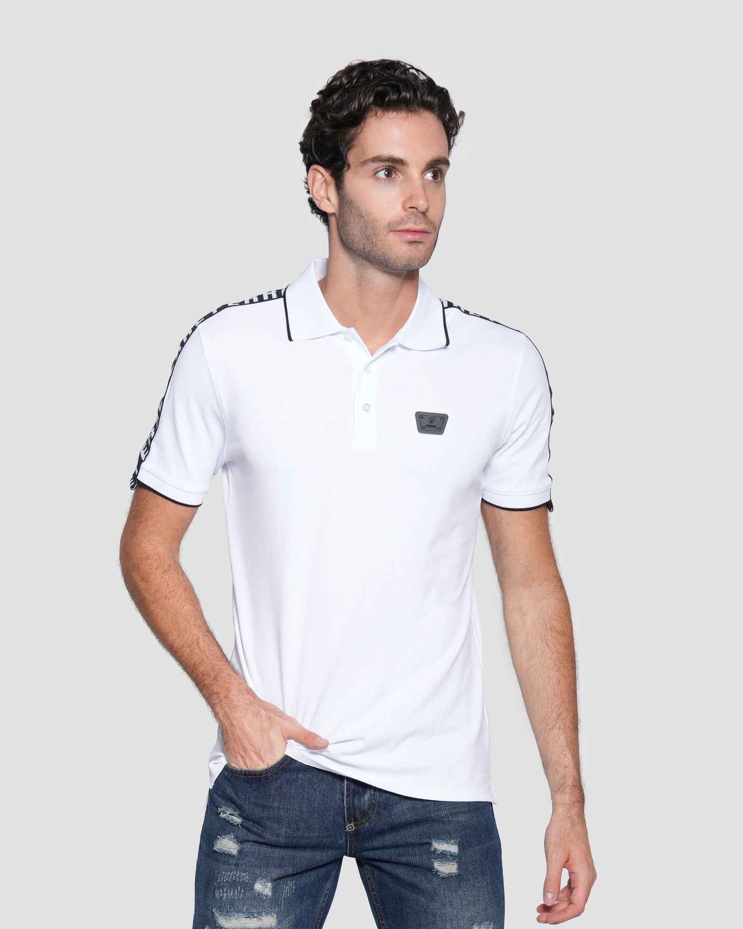 Logo Tape Polo Shirt