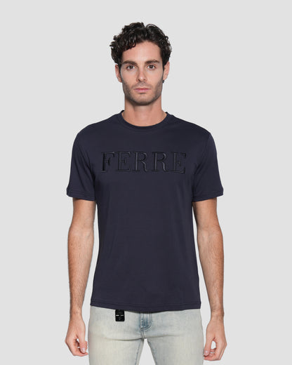 Ferré Logo Embroidery T-Shirt