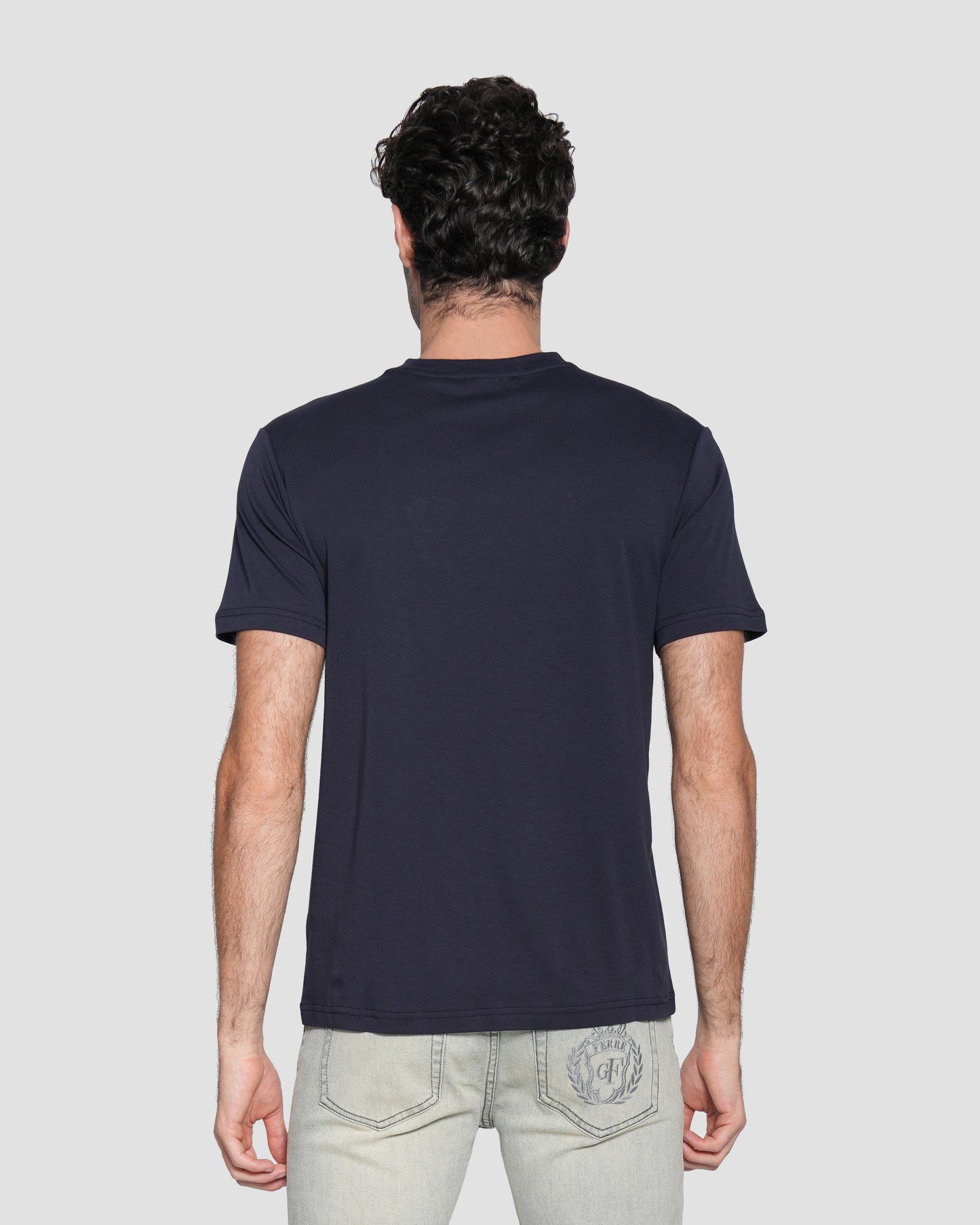 Ferré Logo Embroidery T-Shirt