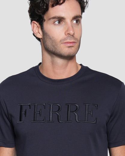 Ferré Logo Embroidery T-Shirt