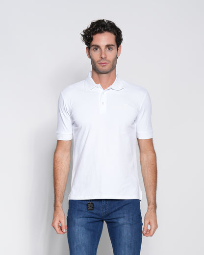 Printed Logo Polo Shirt
