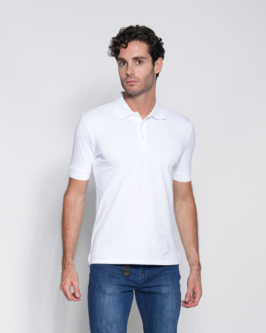 Printed Logo Polo Shirt