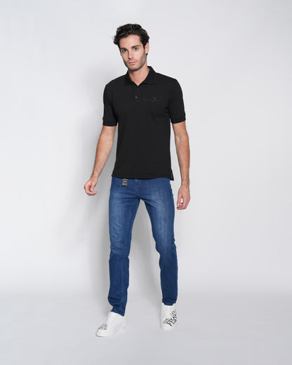Printed Logo Polo Shirt