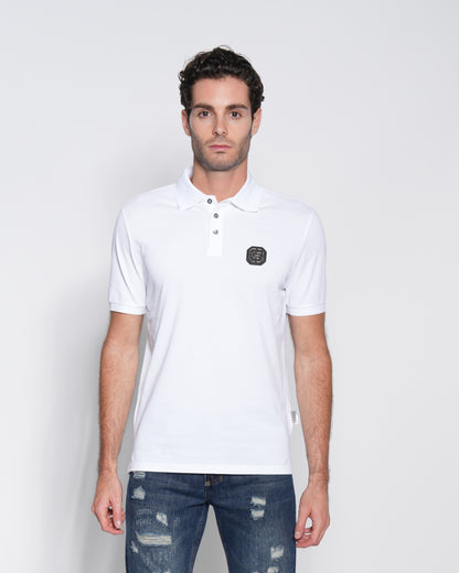 Graphic Print Polo Shirt