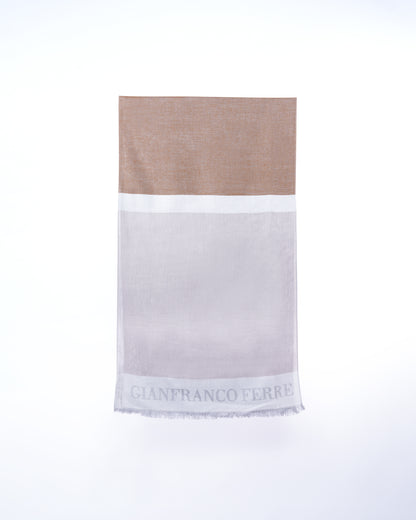 Two-Tone Fringed Scarf