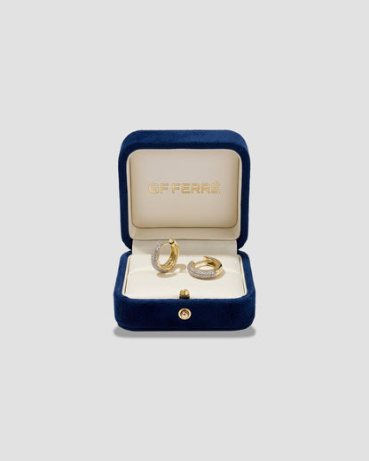 GF Ferre Aurora Pavé Huggie Earrings